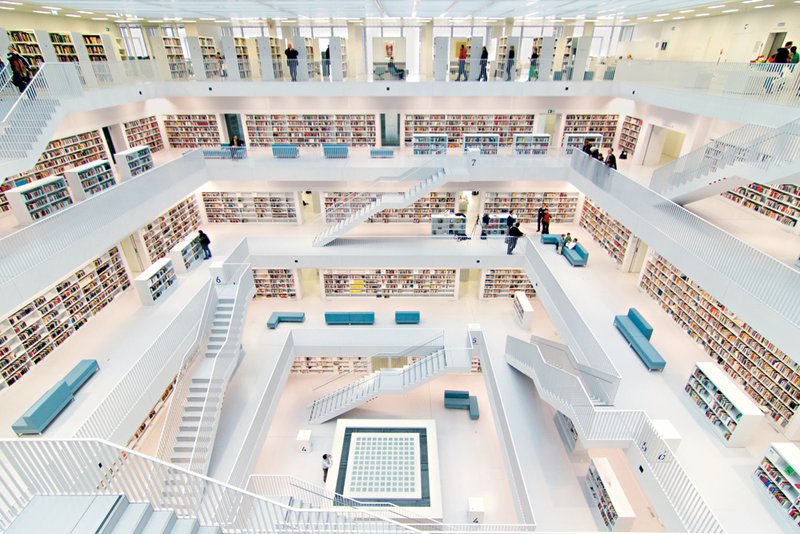 Mestna knjižnica Stuttgart, Nemčija