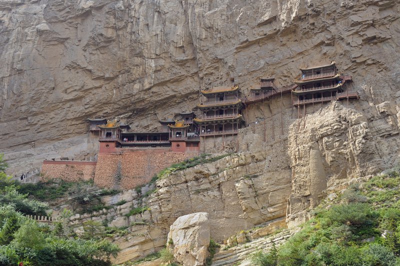 Viseči tempelj (Hanging Monastery); Provinca Shanxi, Kitajska