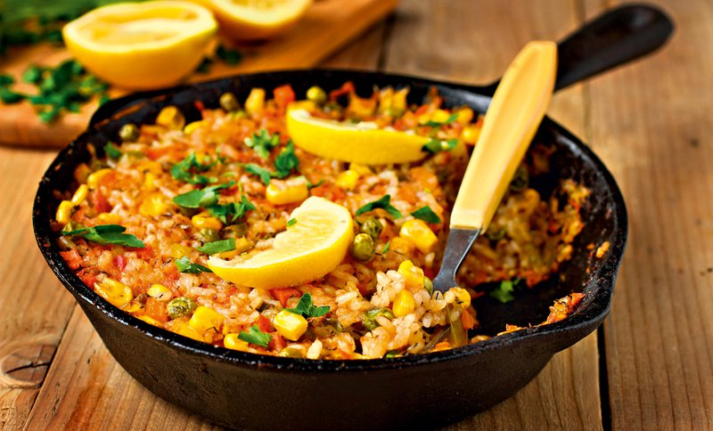 Recept: Kamutova ali riževa paella