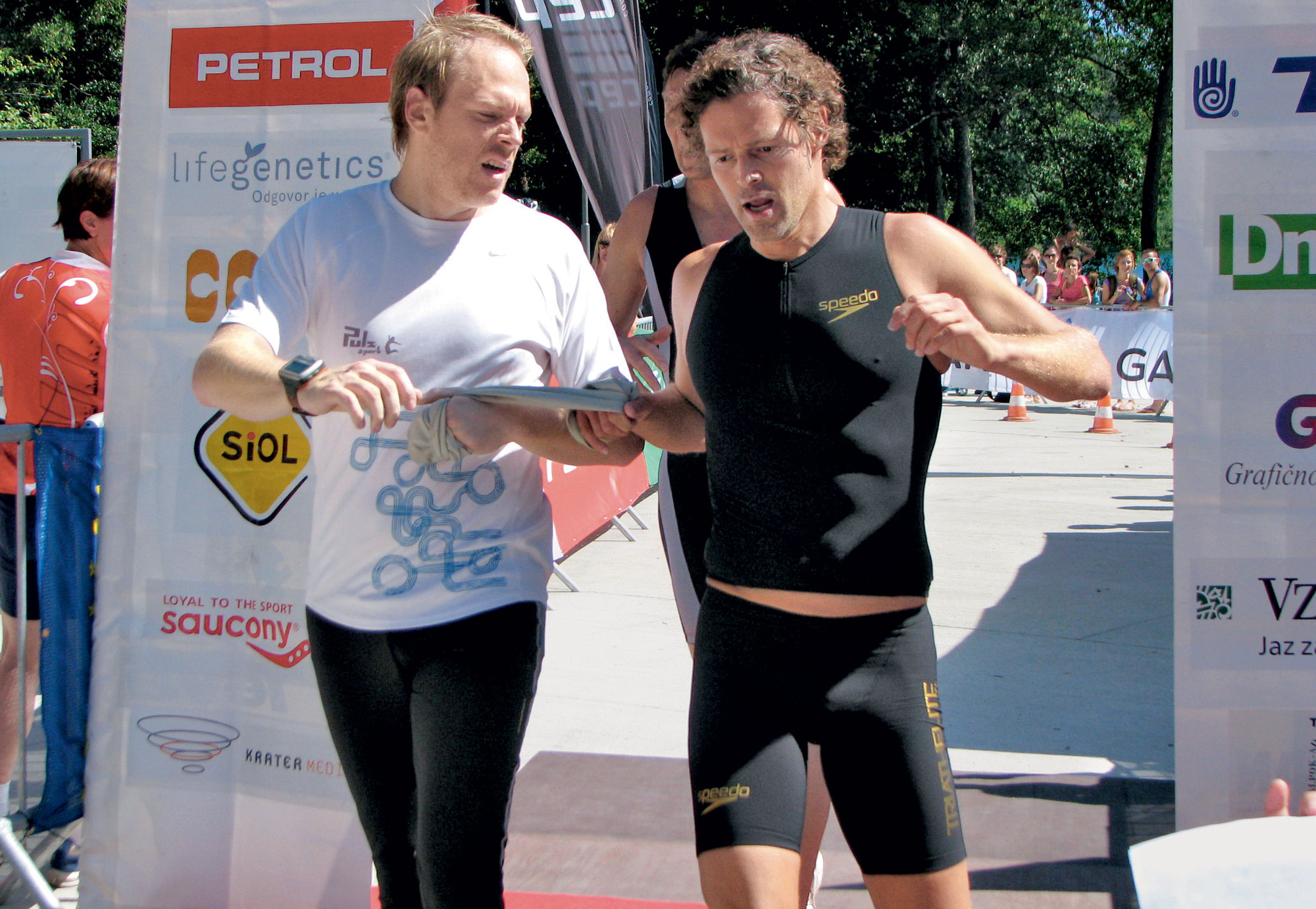 Alen Kobilica na 10. Triatlonu Bled - ni izgubil volje